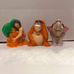 Vintage 3 piece McDonalds Jungle Book toys
